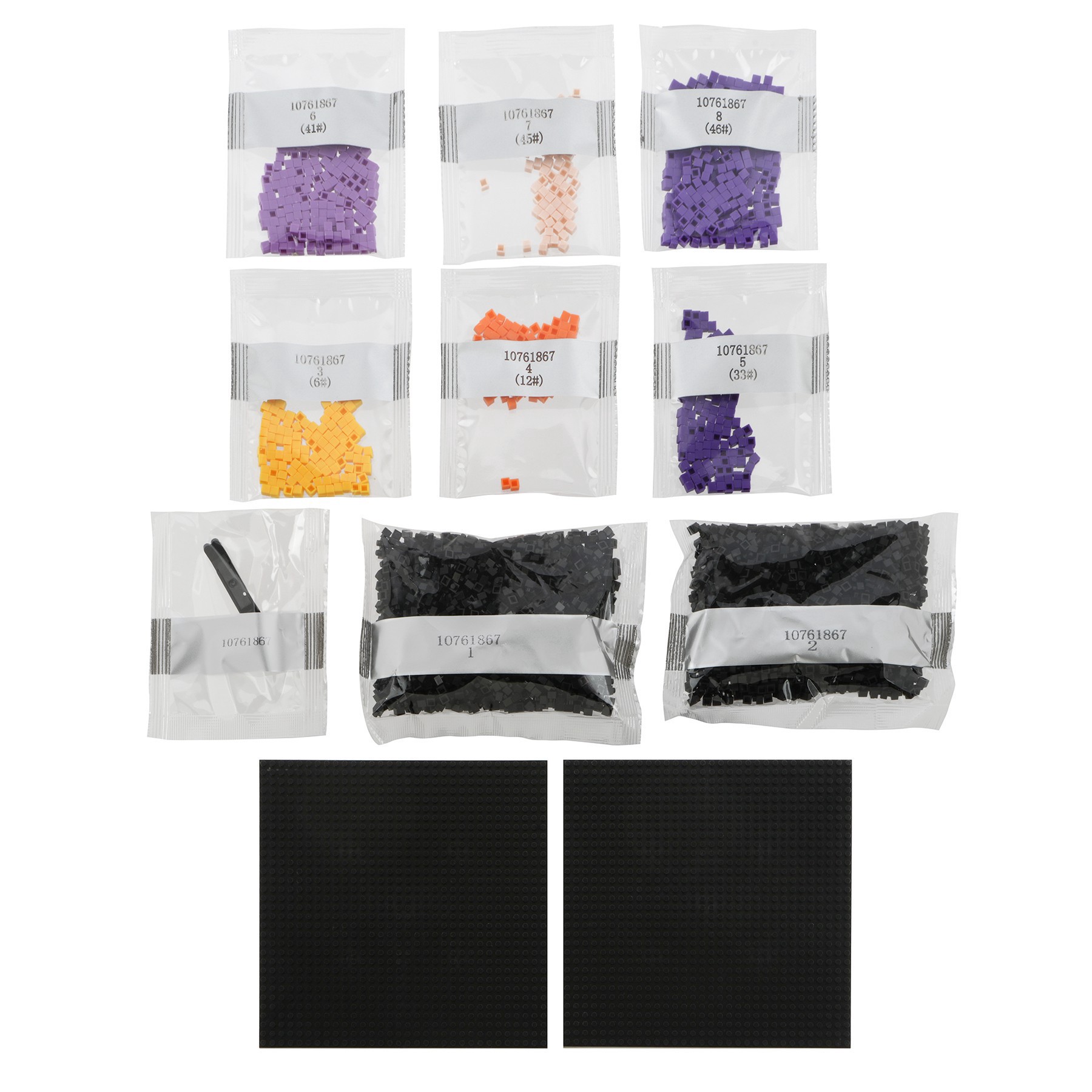 slide 4 of 9, Sunset Pixelated Brick Art Kit By Make Market, 5 in x 5 in