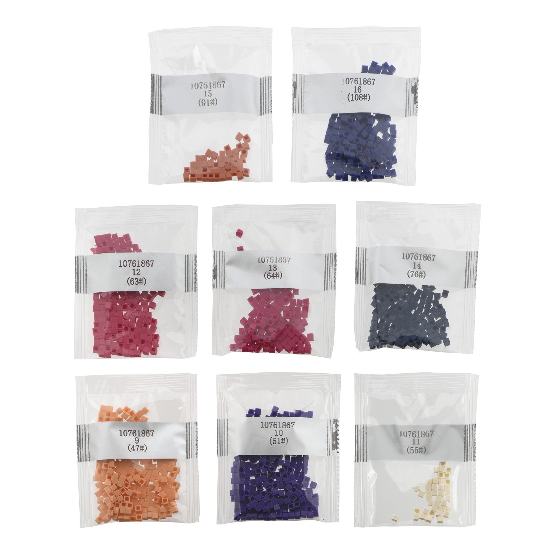 slide 5 of 9, Sunset Pixelated Brick Art Kit By Make Market, 5 in x 5 in