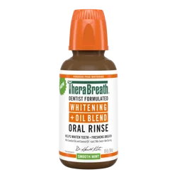 TheraBreath Whitening Oil Blend Rinse Mouthwash - 10 oz