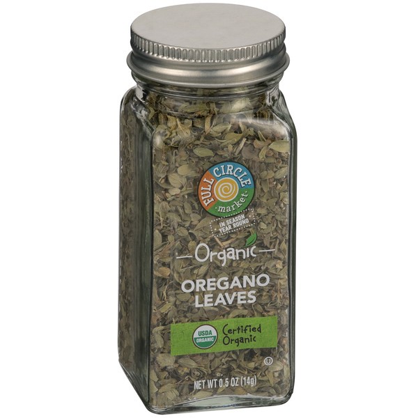 slide 1 of 9, Full Circle Market Organic Oregano Leaves 0.5 oz, 0.5 oz