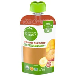 Simple Truth Organic Stage 4 Immune Support Banana Mango Sweet Potato Baby Food Pouch