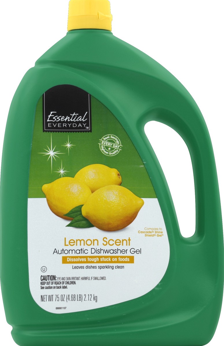 slide 2 of 2, Essential Everyday Lemon Dish Automatic Gel, 75 oz