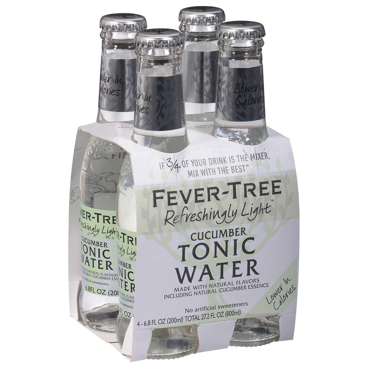 slide 6 of 9, Fever-Tree Light Cucumber Tonic - 4 ct; 200 ml, 4 ct; 200 ml