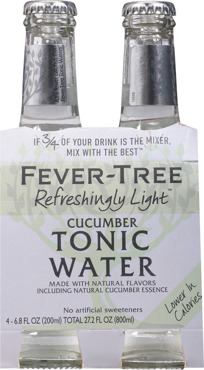 slide 5 of 9, Fever-Tree Light Cucumber Tonic, 4 ct
