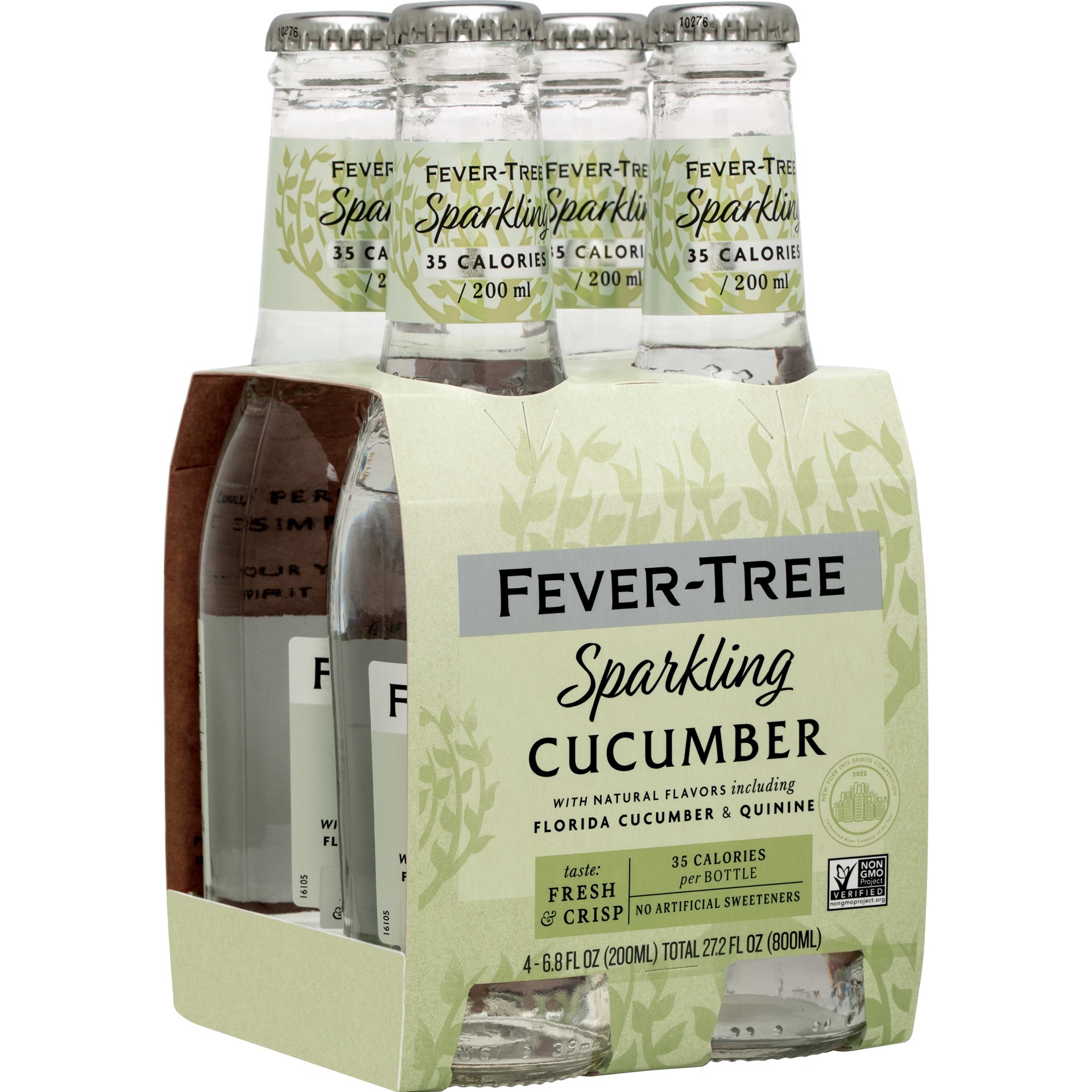 slide 1 of 9, Fever-Tree Light Cucumber Tonic - 4 ct; 200 ml, 4 ct; 200 ml