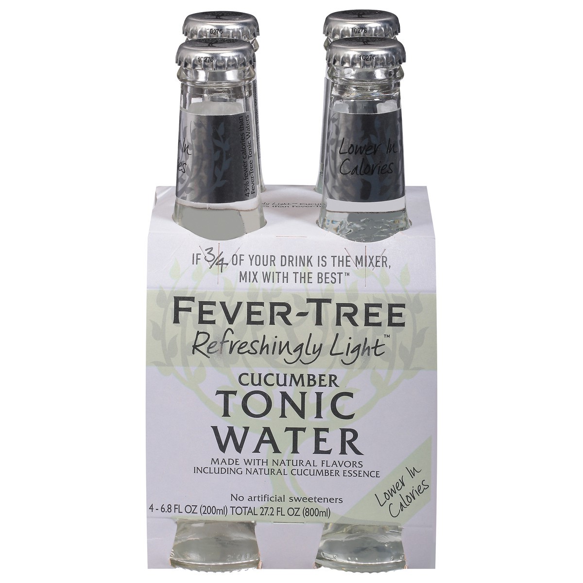 slide 1 of 9, Fever-Tree Light Cucumber Tonic - 4 ct; 200 ml, 4 ct; 200 ml