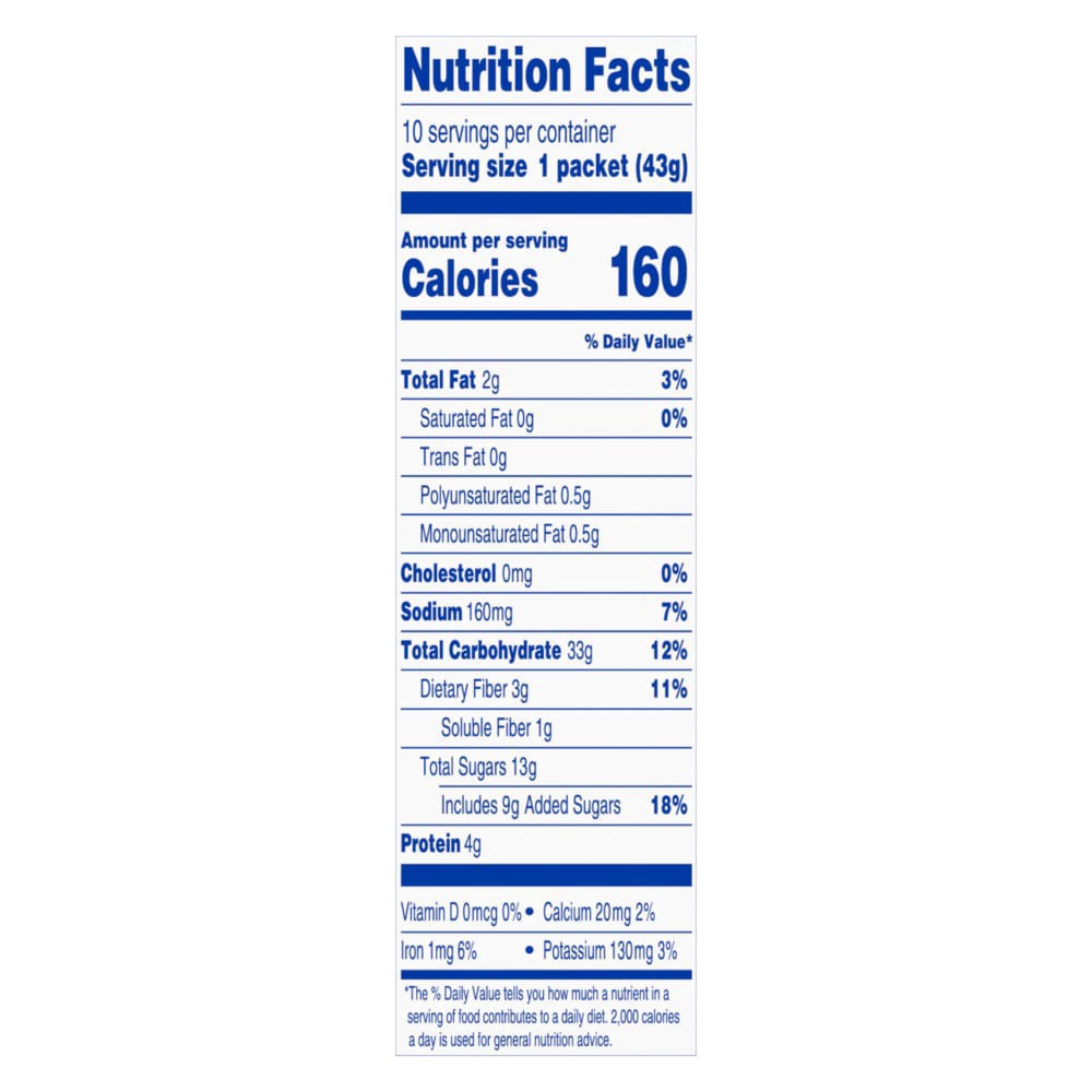 slide 3 of 3, Kroger® Naturally Flavored Apple & Cinnamon Instant Oatmeal, 15.1 oz