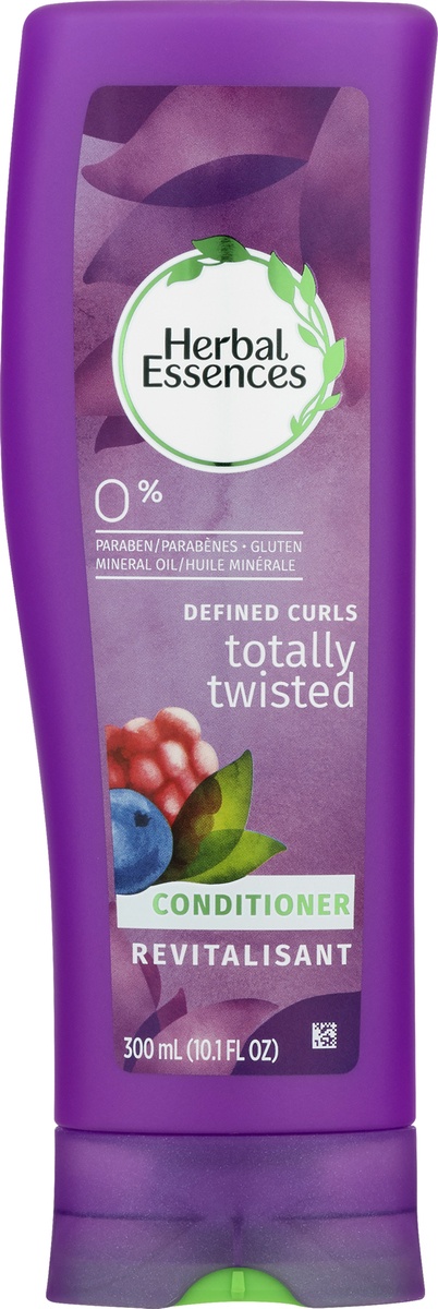 slide 8 of 9, Herbal Essences Totally Twisted Curly Hair Conditioner With Wild Berry Essences, 10.1 fl oz
