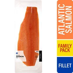 Fresh Atlantic Salmon Fillet (Never Frozen) Family Pack