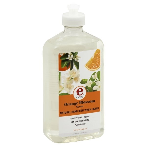 slide 1 of 1, Earthy Orange Blossom Natural Liquid Dish Soap, 17 fl oz