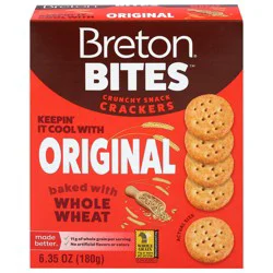 Breton Bites Crunchy Original Snack Crackers 6.35 oz