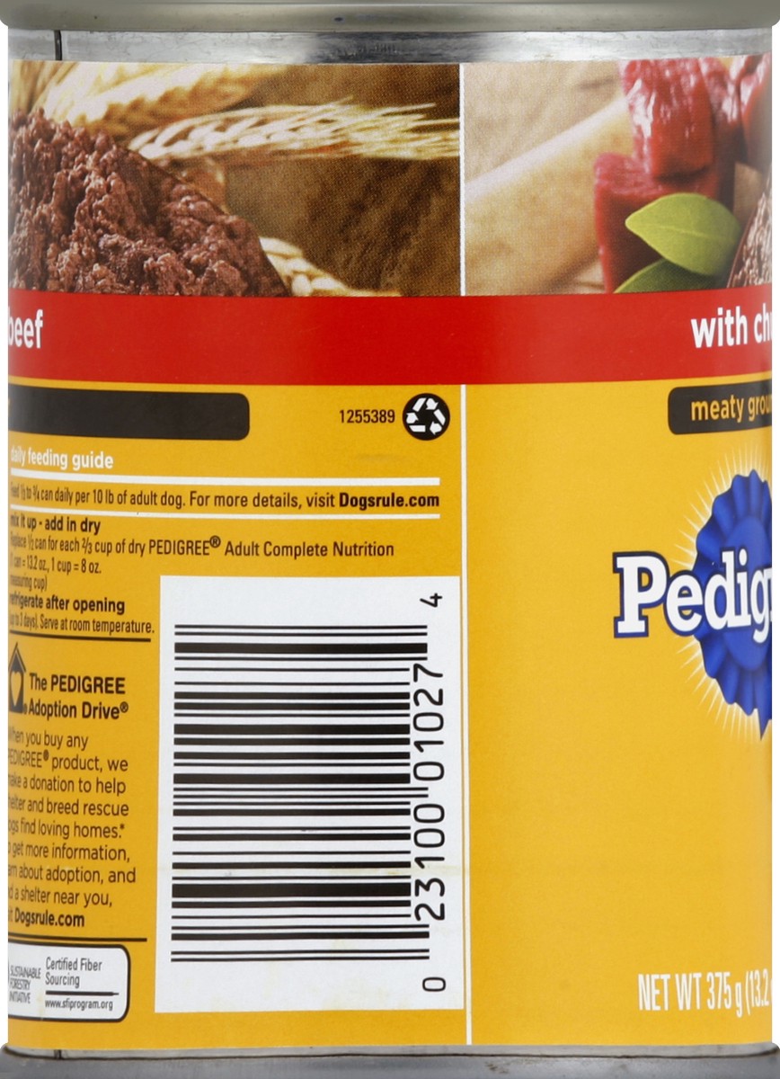 slide 2 of 6, Pedigree Food for Dogs 13.2 oz, 13.2 oz