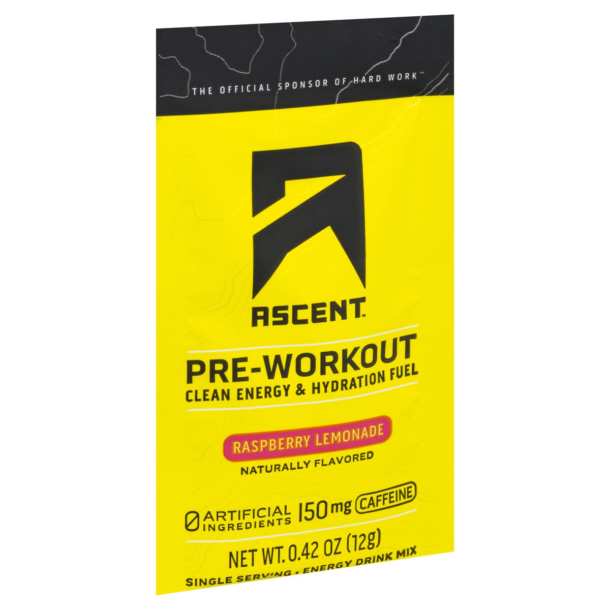 slide 5 of 9, Ascent Raspberry Lemonade Pre-workout Energy Drink Mix Single, 0.42 oz