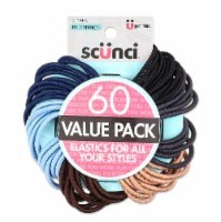 slide 1 of 1, scünci Scunci No Damage Elastic Bands Value Pack - 60 Count, 60 ct