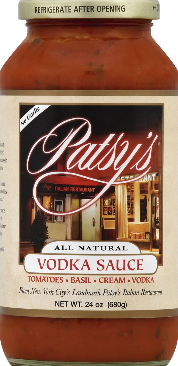 slide 2 of 2, Patsy's Pasta Sauce - Vodka, 24 fl oz