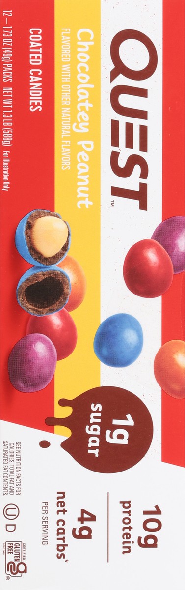 slide 8 of 13, Quest Candies, Chocolatey Peanut, Coated - 12 ct, 12 ct