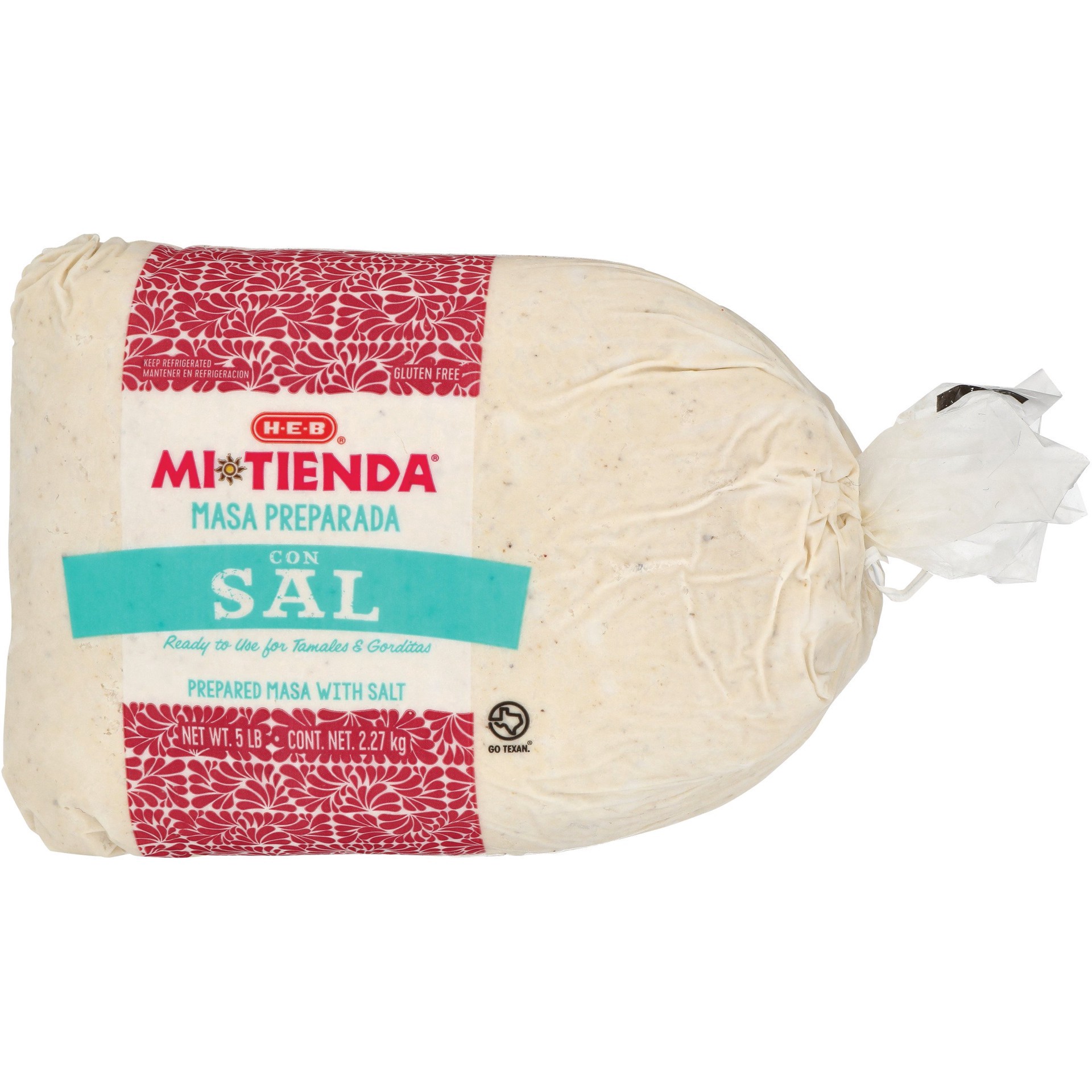 slide 1 of 1, H-E-B Mi Tienda Prepared Masa - Sal, 5 lb