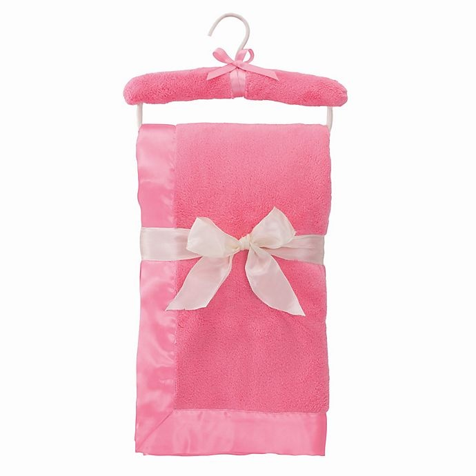 slide 2 of 3, Elegant Baby Coral Fleece Blanket - Bright Pink, 1 ct