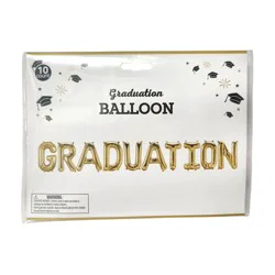 Meijer Corporate Seasonal Graduation Balloon Set Gold