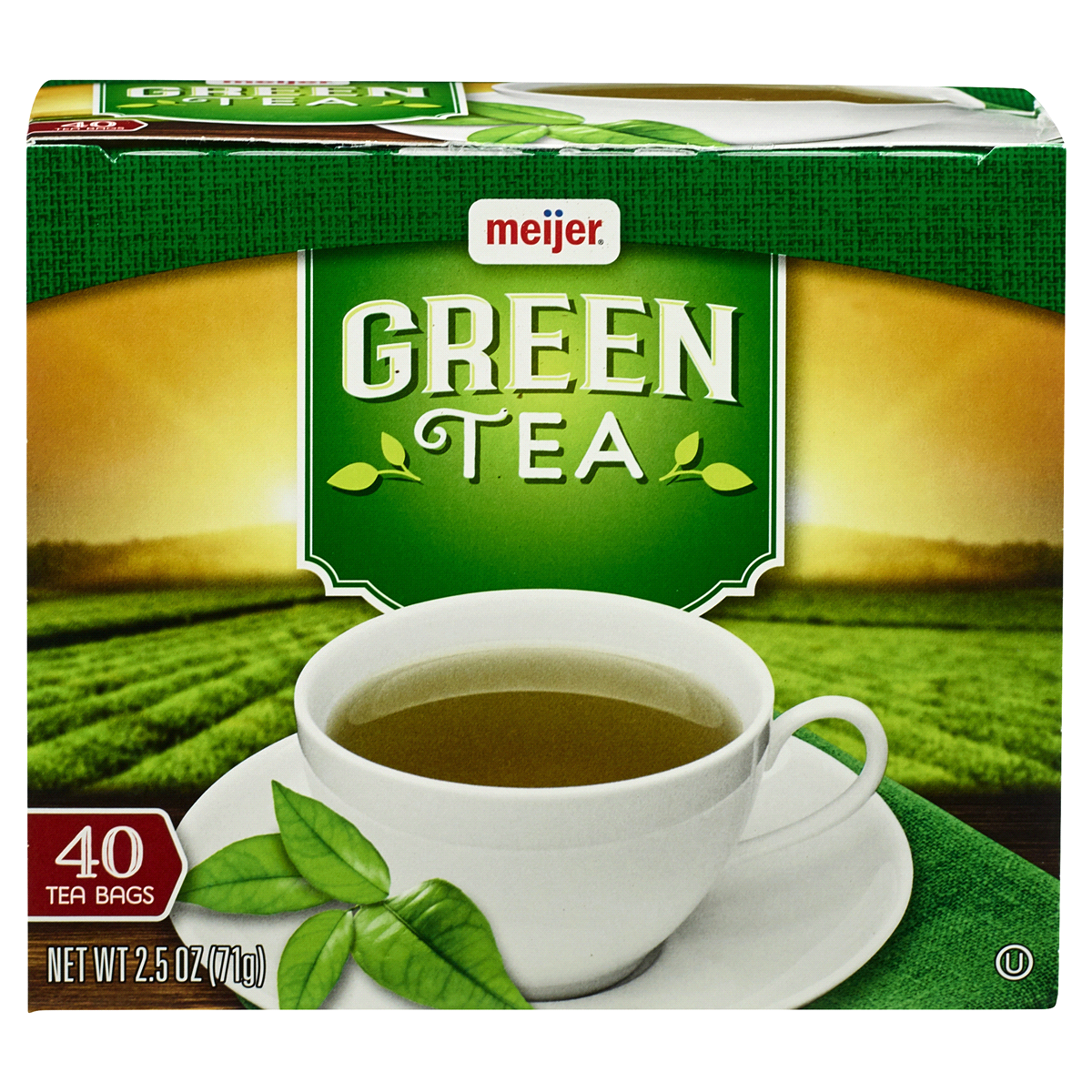slide 1 of 3, Meijer Green Tea, 40 ct