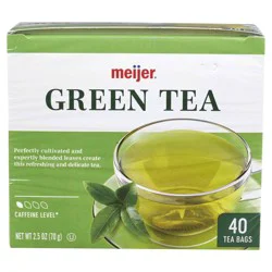 Meijer Green Tea Bags, 40 Ct