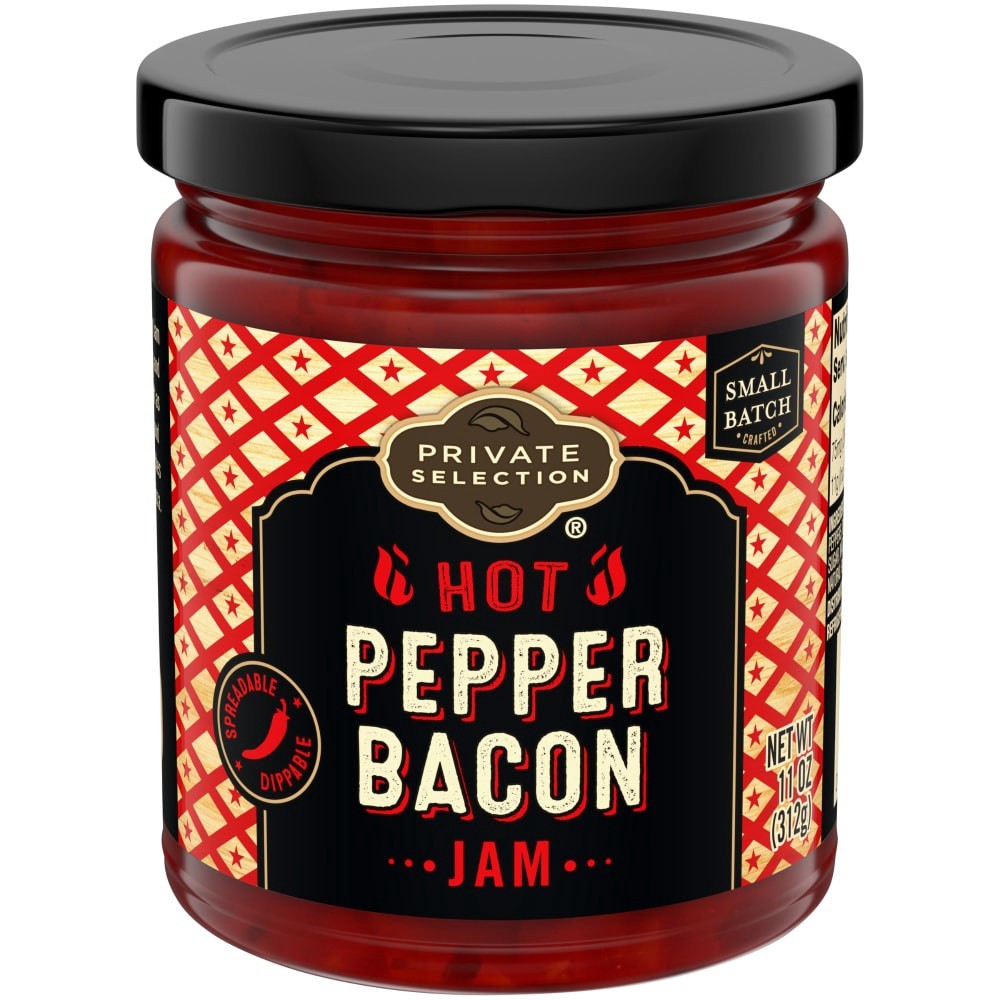 slide 3 of 3, Private Selection Hot Pepper Bacon Jam, 11 oz