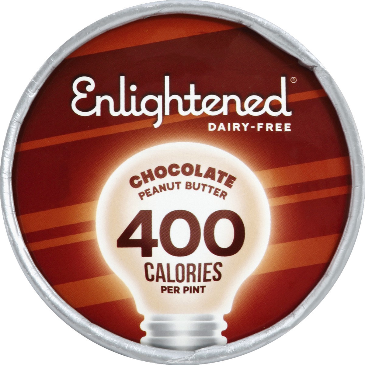 slide 2 of 6, Enlightened Dairy-Free Chocolate Peanut Butter Frozen Dessert, 1 pint