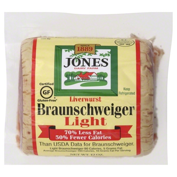 slide 1 of 1, Jones Dairy Farm Liverwurst 12 oz, 12 oz