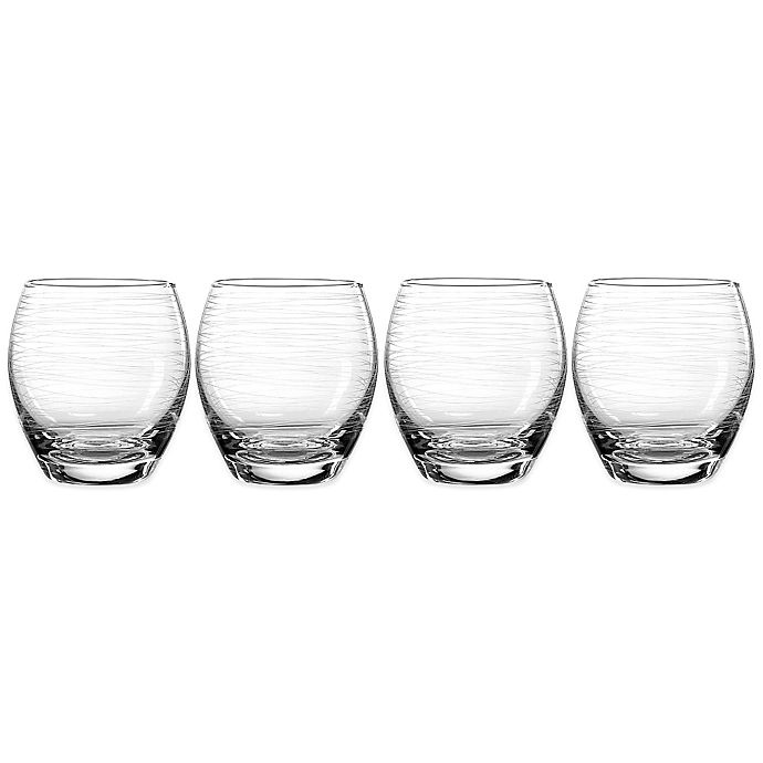 slide 1 of 1, Qualia Graffiti Double Old Fashioned Glasses, 4 ct