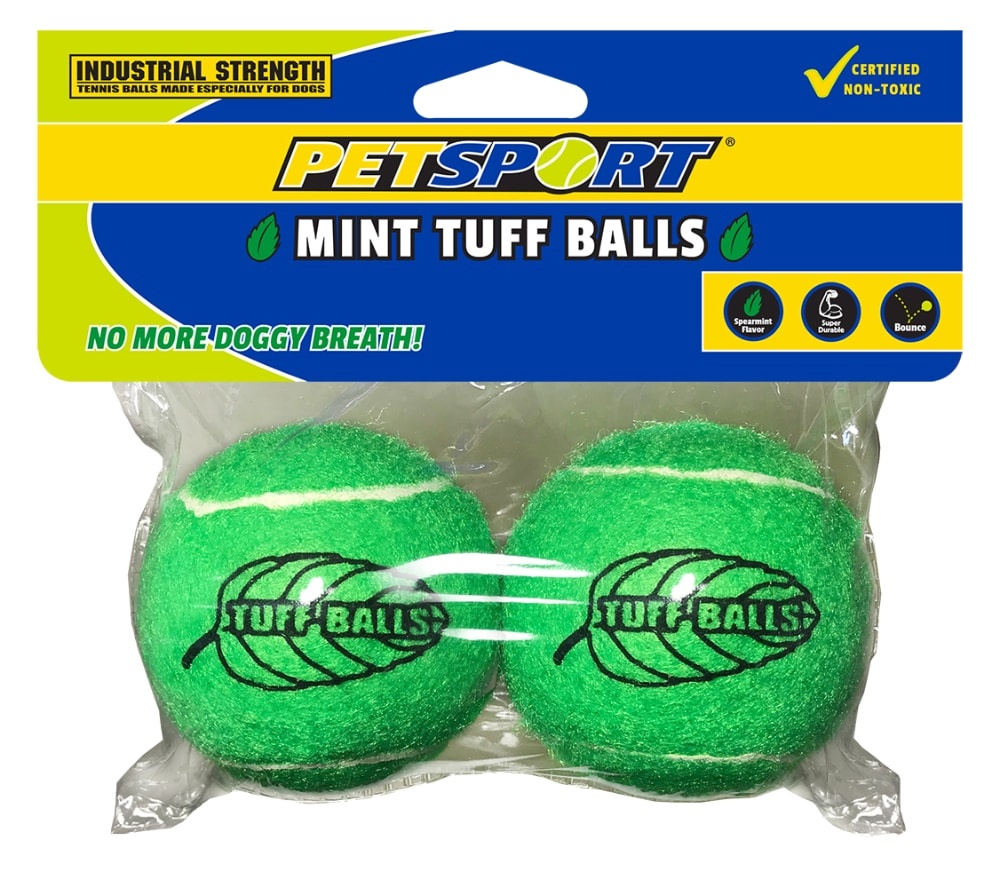 slide 1 of 1, Petsport USA Jr Tuff Mint Balls Dog Toy, 2 ct