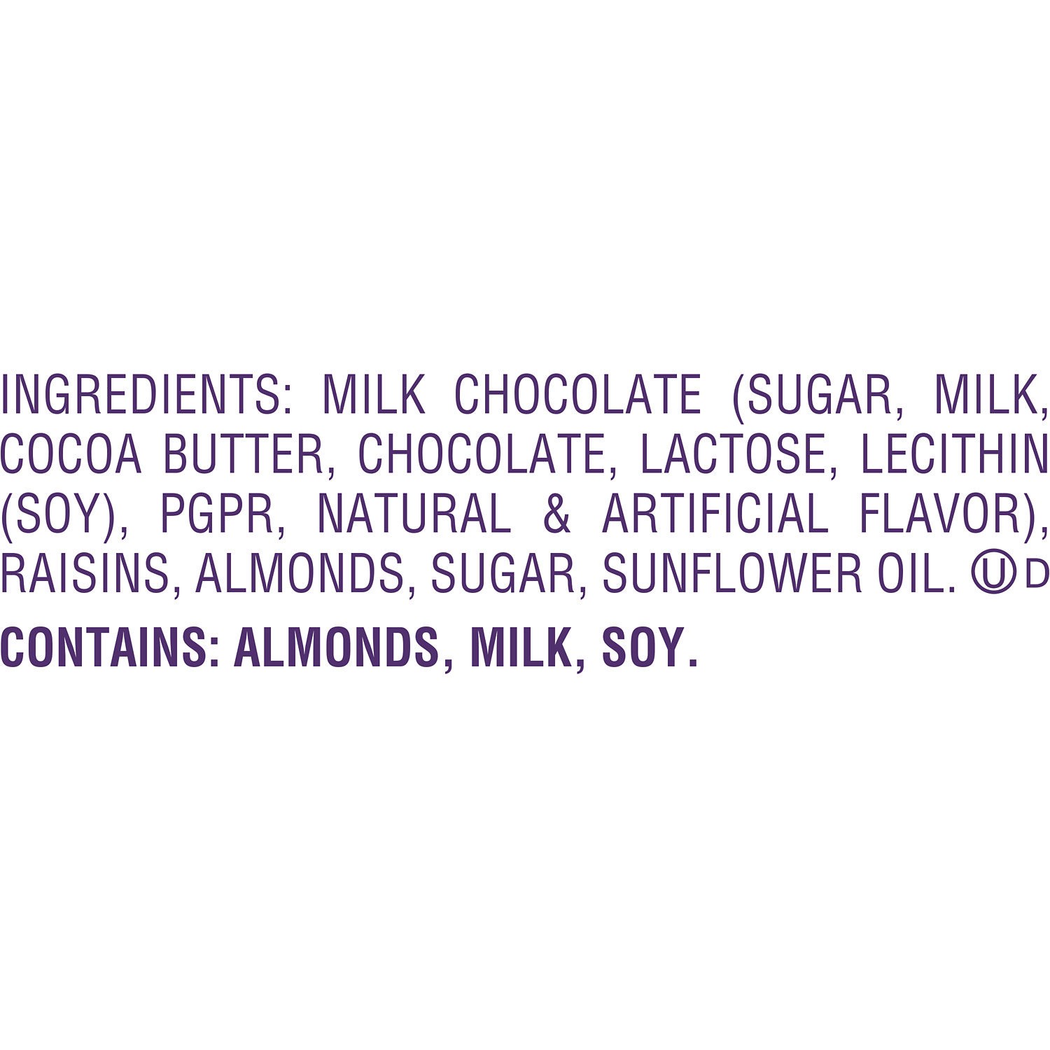 slide 9 of 10, Cadbury Fruit And Nut King Size Bar, 3.5 oz