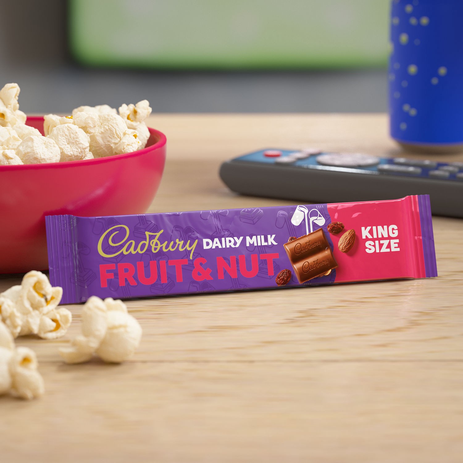 slide 2 of 10, Cadbury Fruit And Nut King Size Bar, 3.5 oz