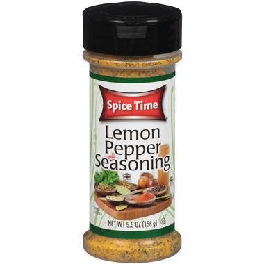 slide 1 of 1, Spice Supreme Spice Time Lemon Pepper Seasoning 5.5 Oz. Shaker, 5.5 oz