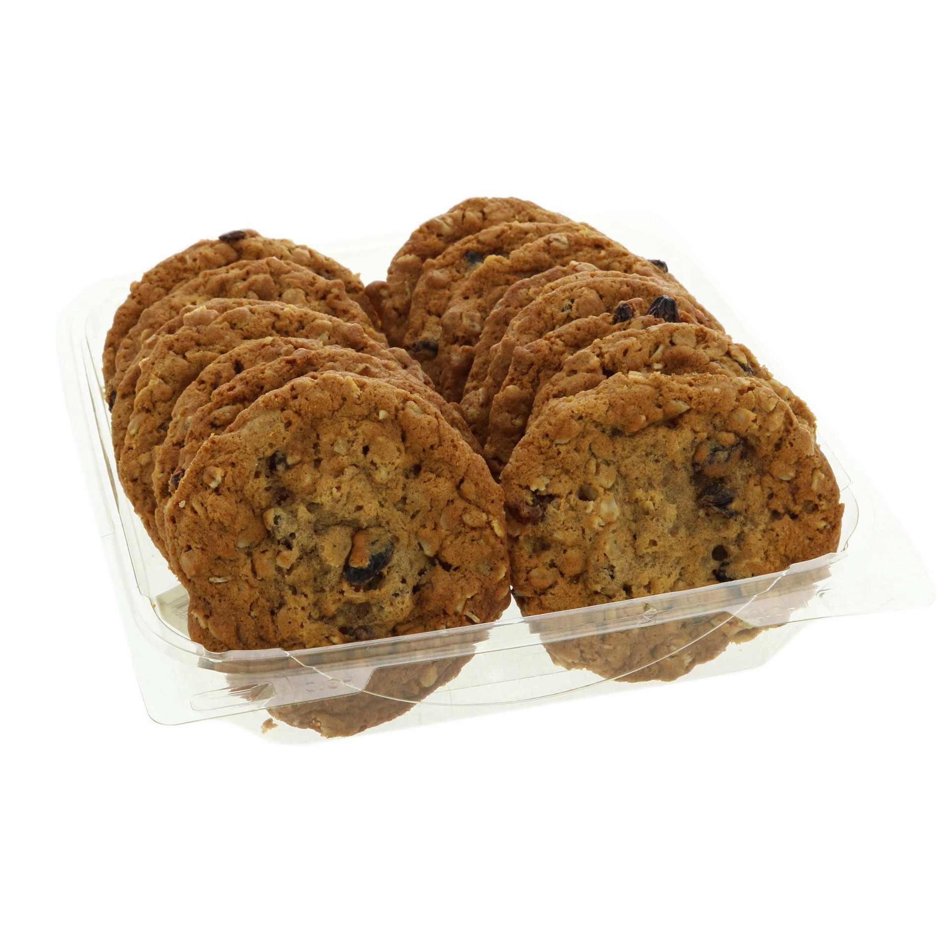 slide 1 of 1, H-E-B Kosher Simply Delicious Oatmeal Raisin Cookies, 18 ct