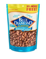 Blue Diamond Roasted Salted 20% More Free