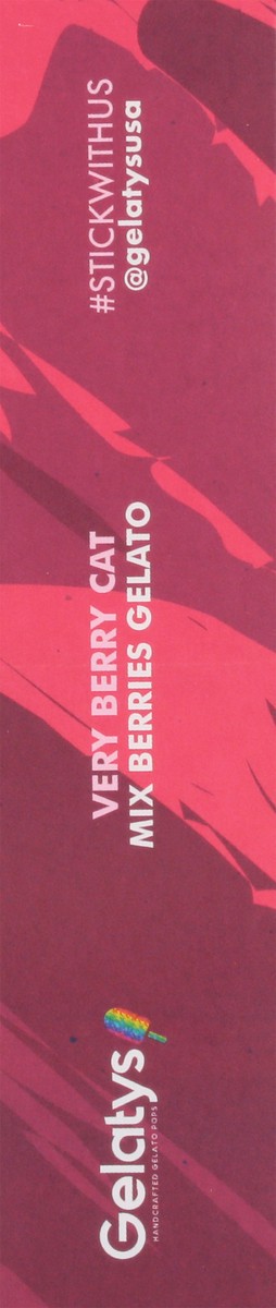 slide 8 of 9, Gelatys Very Berry Cat Handcrafted Gelato Pop, 2.6 fl oz