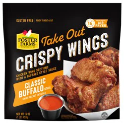 Foster Farms Classic Buffalo Take Out Crispy Wings
