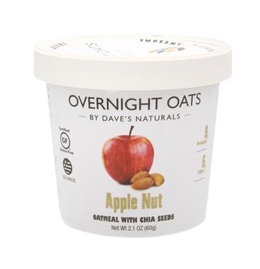 slide 1 of 1, Dave's Gourmet Overnight Oats Apple Nut, 2.1 oz