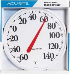 AcuRite Acu-Rite 12.5-Inch Indoor Or Outdoor Thermometer