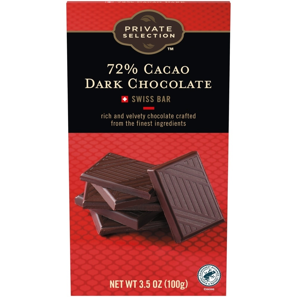 Private Selection 72% Cacao Dark Chocolate Swiss Bar 3.52 oz | Shipt