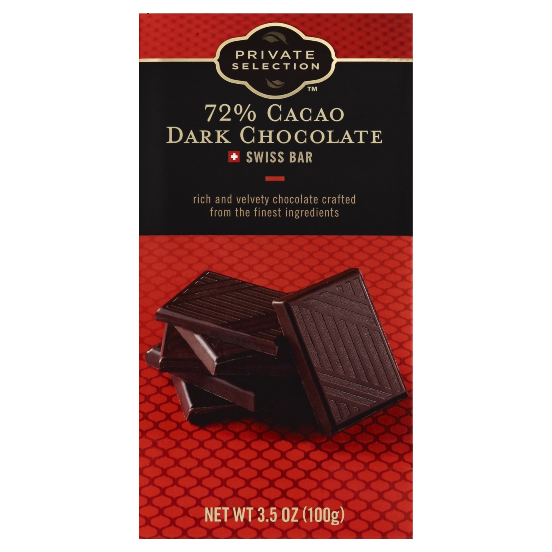 Private Selection 72% Cacao Dark Chocolate Swiss Bar 3.52 oz | Shipt