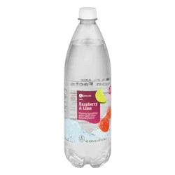 SE Grocers Flavored Sparkling Water Raspberry & Lime - 1 liter