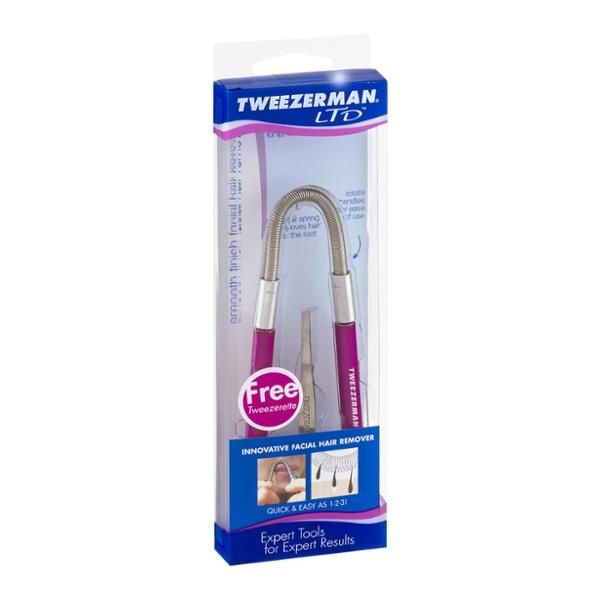 slide 1 of 1, Tweezerman Innovative Facial Hair Remover, 1 ct