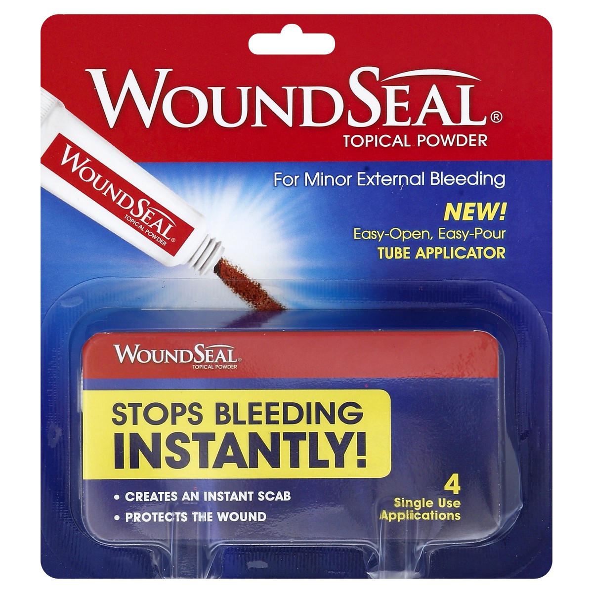 slide 3 of 6, WoundSeal Topical Powder 4 ea, 4 ct