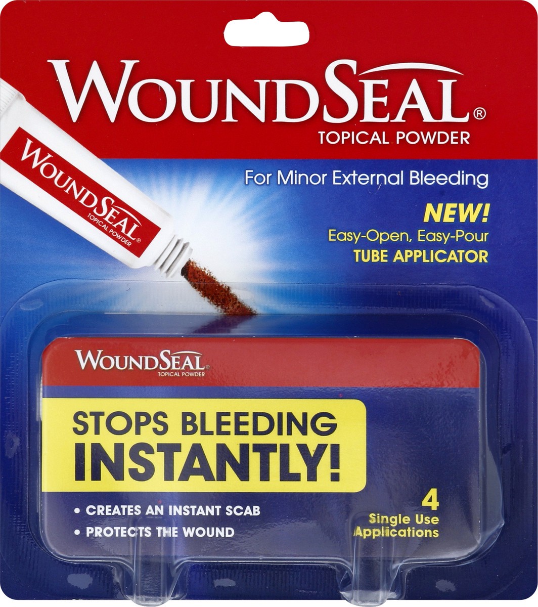 slide 1 of 6, WoundSeal Topical Powder 4 ea, 4 ct