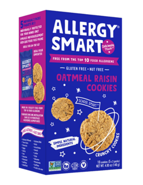 slide 1 of 1, Allergy Smart Cookie Oatmeal Raisin, 4.95 oz