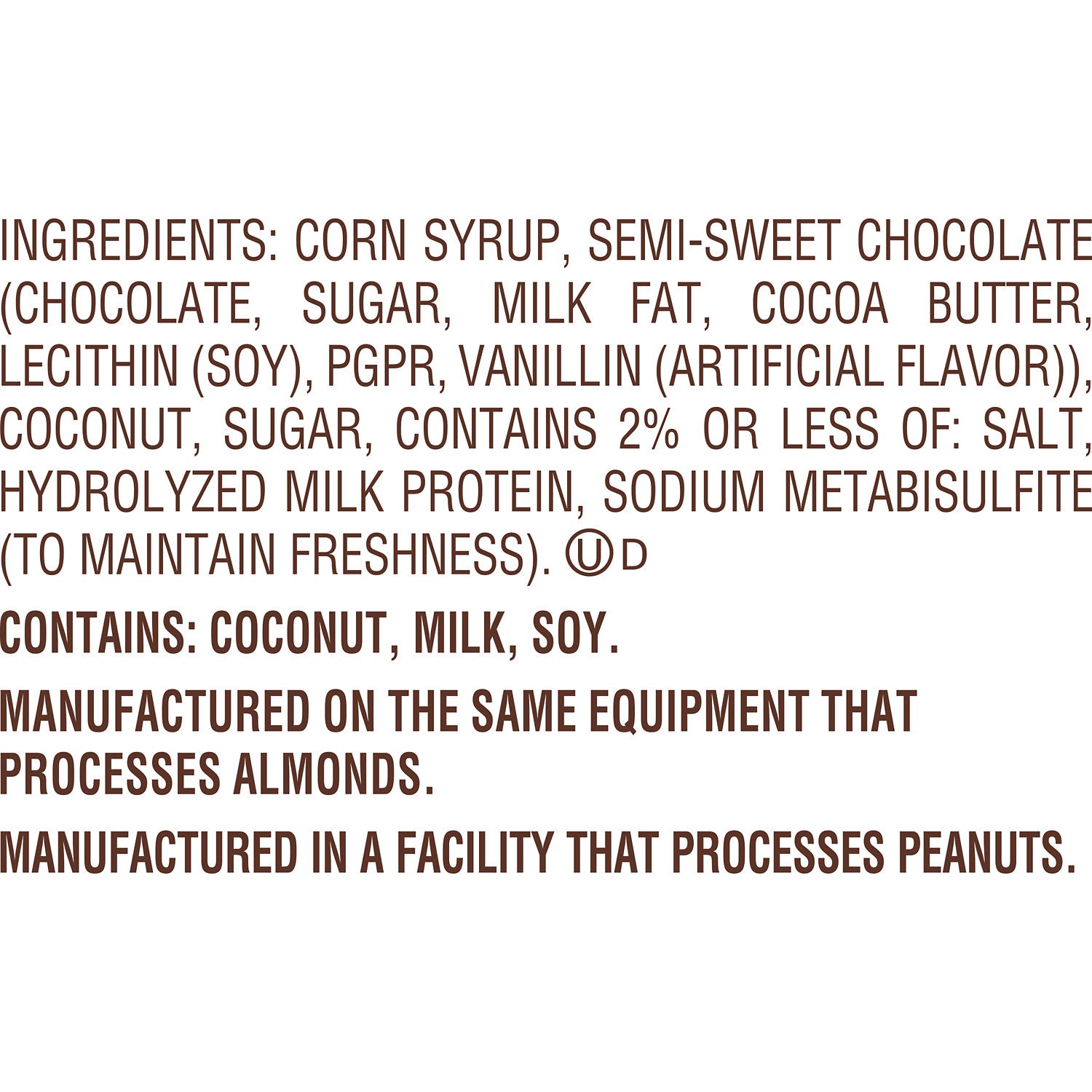 slide 3 of 9, Mounds Dark Chocolate & Coconut Bars 36 ea, 36 ct