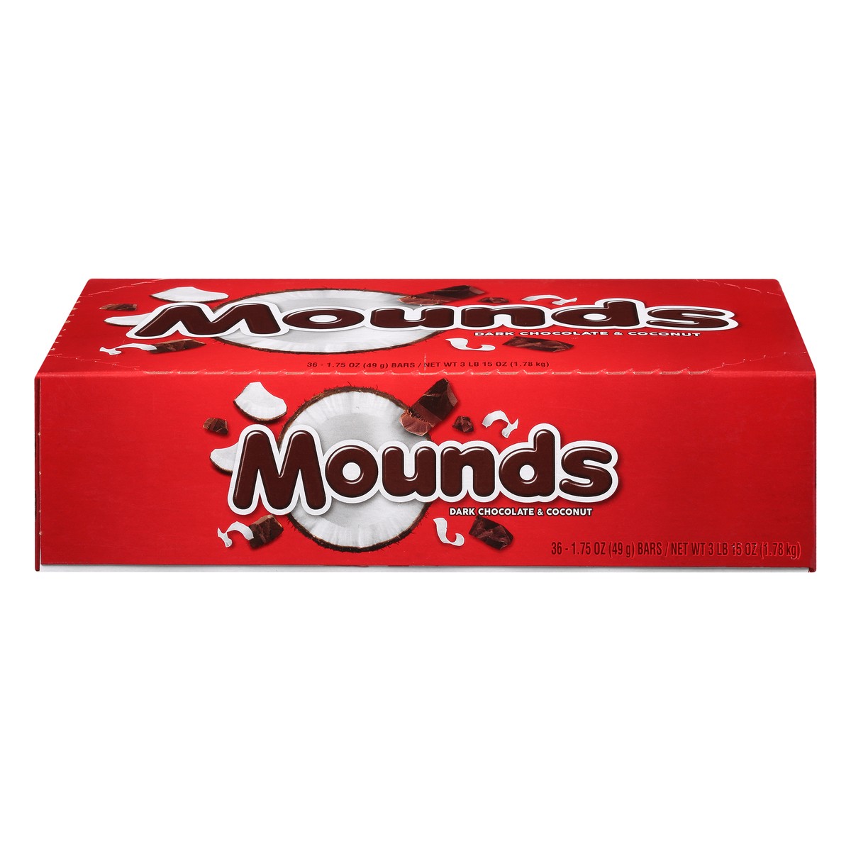 slide 1 of 9, Mounds Dark Chocolate & Coconut Bars 36 ea, 36 ct