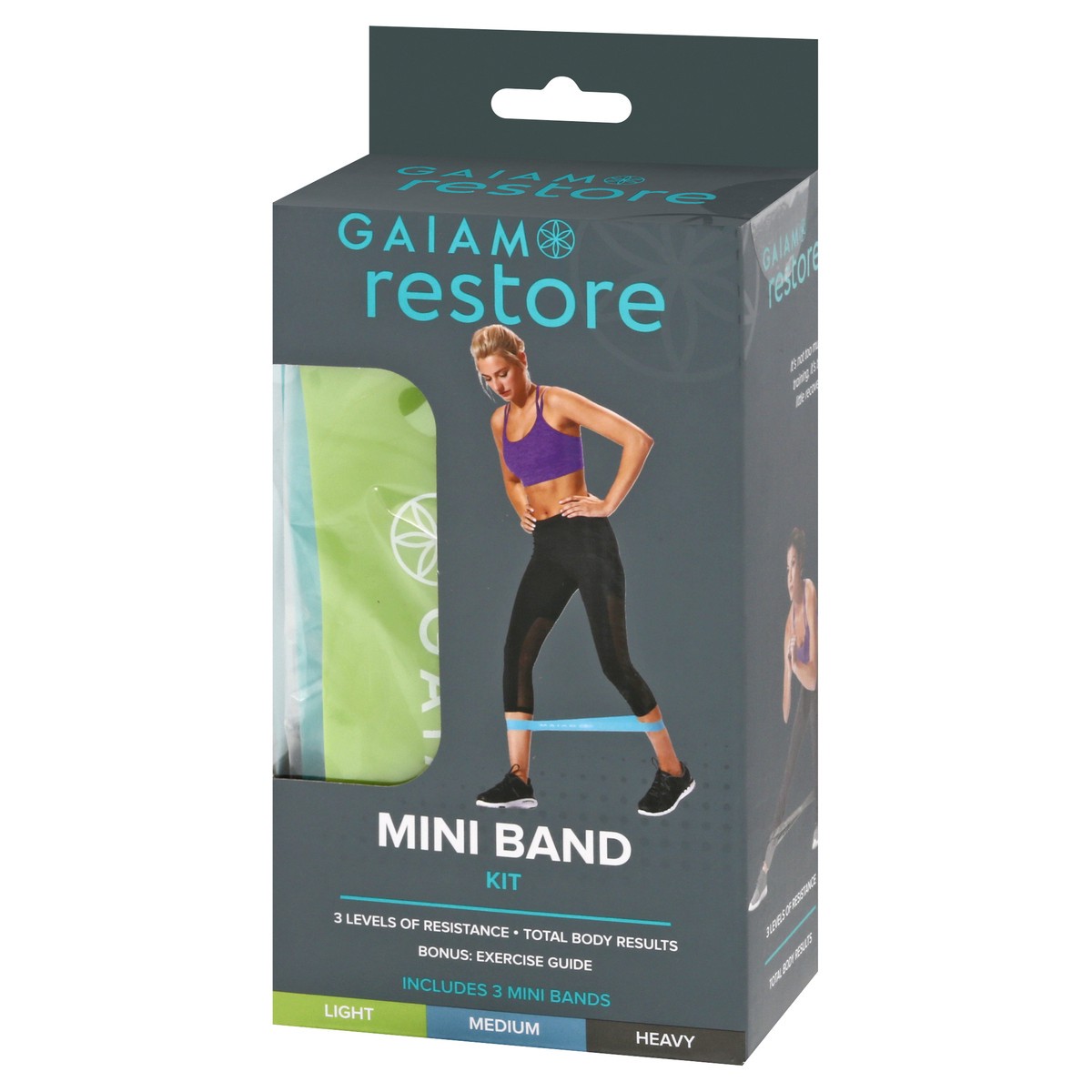slide 10 of 11, Gaiam Restore Mini Band Kit 1 ea, 1 ea