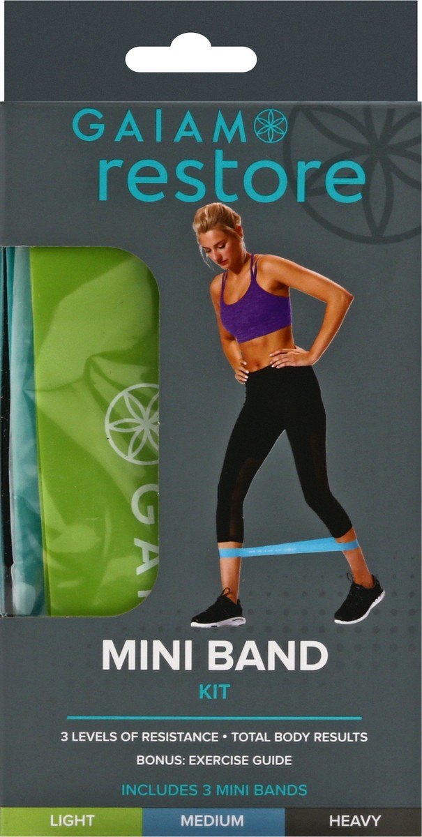 slide 3 of 11, Gaiam Restore Mini Band Kit 1 ea, 1 ea